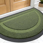 OLANLY Half Circle Front Door Mat Outside 33x21 All-Season Rubber Doormat | by OLANLY