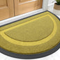 OLANLY Half Circle Front Door Mat Outside 29.5x17 All-Season Rubber Doormat | by OLANLY