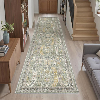 Madane Hallway Runner Rug 2x8 Washable Kitchen Rugs Non-Slip, Soft Ultra-Thin by Madane