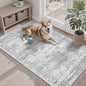 Soalmost 3x4 Rugs Non-Slip, Small Washable Kitchen Entryway Area Rug Grey | by Soalmost