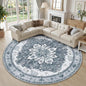 RELEANY Washable Area Rug, Round 10ft, Water Repellent, Pet Friendly, Vintage by RELEANY