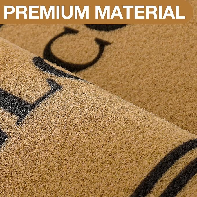 OLANLY Front Door Mat, Low Profile Doormat, Stain and Fade Resistant, - Image 5