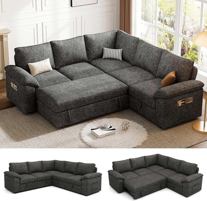 85 Inch Modular Sectional Sofa by Unknown
