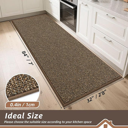 BEQHAUSE Kitchen Runner Rugs 32"x84", Kitchen Mats - Image 2