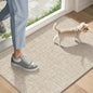 Ultra Thin Indoor Door Mat 17"x29", Non Slip Door Mat, Khaki | Low-Profile by LEKEEPGO