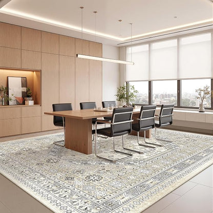 10x14 Area Rugs for Living Room, Large Washable Rug, Dining Room, Low Pile - Image 8