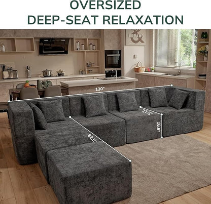 MONVANE Modular Sectional Cloud Couch - Image 3