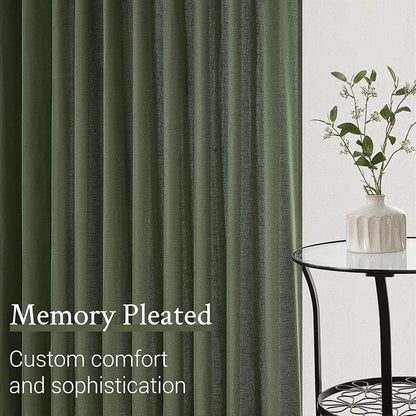 Pinch Pleated 63 Inch Curtains 2 Panels - Image 3