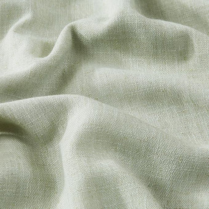 Vision Home Soft Green Pinch Pleated Full Blackout Curtains Linen Blended Room - Image 5