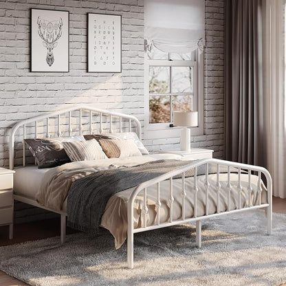 SHA CERLIN Full Size Metal Platform Bed Frame - Image 3