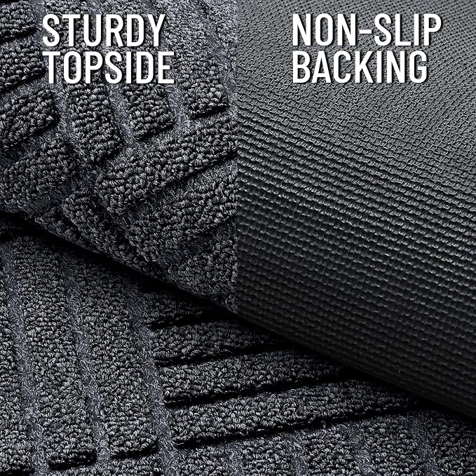 OLANLY Front Door Mat Outside Entrance 35x23, Waterproof Heavy-Duty Doormat | - Image 4