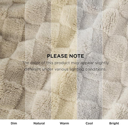 Bedsure GentleSoft Neutral Beige Throw Blanket - Image 7