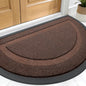 OLANLY Half Circle Front Door Mat Outside 71x23 All-Season Rubber Doormat | by OLANLY