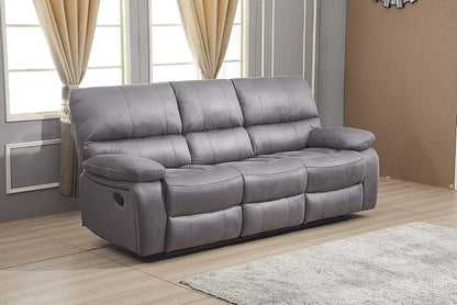 Betsy Furniture Microfiber Reclining Sofa Couch Set Living Room Set 8007 - Image 3