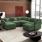 Ihanherry 114" V-Shaped Modern Sofa Modular Sectional Cloud Couch by iHanHerry