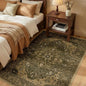 RELEANY Washable Area Rug, Water Repellent, Pet Friendly, Vintage Floral Boho by RELEANY