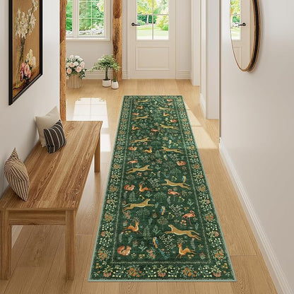 DUKINO 2x7 Runner Rug for Hallway, Washable Kitchen Rugs Non Slip, Stain - Image 5