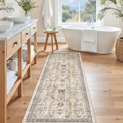 Madane Hallway Runner Rug 2x5 Washable Entry Rugs Non-Slip, Soft Low-Pile - Image 4