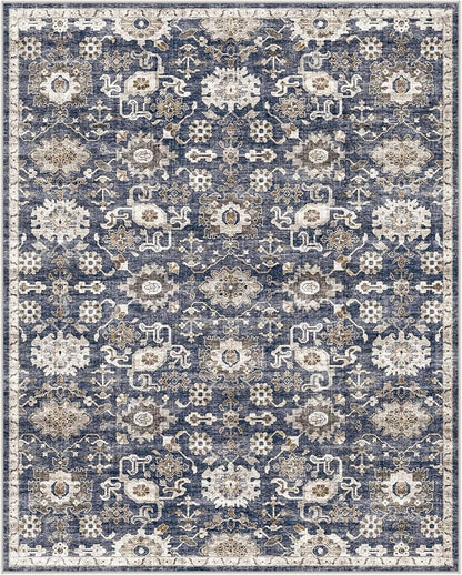 AMADA HOMEFURNISHING 2x3 Washable Area Rug, Low-Profile Entryway Rug by AMADAHOMEFURNISHING