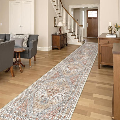 Washable Runner Rug 2.5x14, Long Kitchen Rugs Non-Slip, Soft Hallway Runner - Image 3
