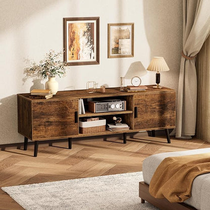 SUPERJARE TV Stand for 55 Inch TV, Entertainment Center - Image 8