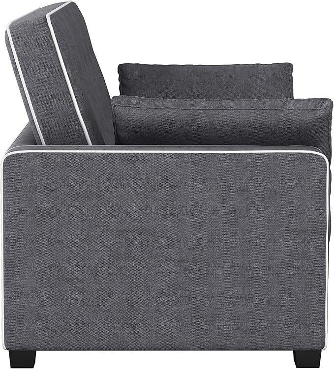 Serta Ainsley 72.6" Convertible Sleeper Sofa, Queen Size, Dreamcoil Comfort - Image 15