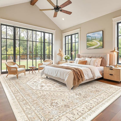 12x15 Area Rugs for Living Room, Large Washable Rug, Dining Room, Low Pile - Image 9