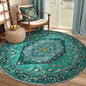 SERISSA 4ft Washable Non Slip Round Boho Area Rug by SERISSAHomeDecorCollection