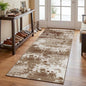 Brown Rug Runners for Hallways Kitchen Non Slip Washable 2x6 Entryway Runner by Acapet