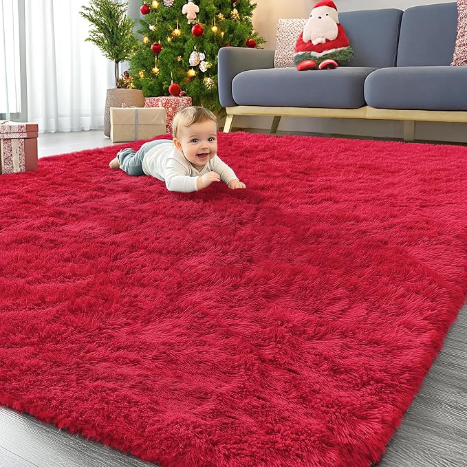 OLANLY 8x10 Machine Washable Large Area Rugs by OLANLY