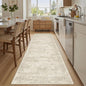 Soalmost Washable Runner Rug 2'6"x8' Kitchen Hallway Runners Beige | Soft by Soalmost