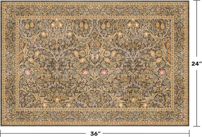 Brown Washable Entry Rug - Image 2