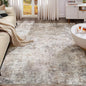 UERMEI 10x14 Area Rug Living Room Rugs Washable Neutral Brown Grey Carpet | by UERMEI