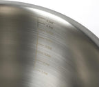 Martha Stewart Rhinewell Mirror Polish 6 Piece Stainless Steel Mixing Bowls with Lid and Non-Slip Base - Grey