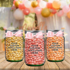 DISCOUNT PROMOS 50 Decorating Mason Jars Set, 12 oz. - Customizable Text, Logo - Canning, Aluminum Lid - Green