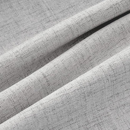 MIULEE 100% Blackout Linen Curtains 42 x 84 Inch Greyish White 2 Panels | - Image 9