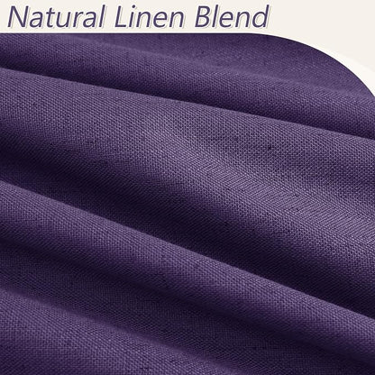100% Blackout Curtains 84 Inch Length 2 Panels Set - Image 3