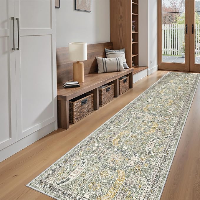 Madane Washable Runner Rugs 2x12 Long - Image 3