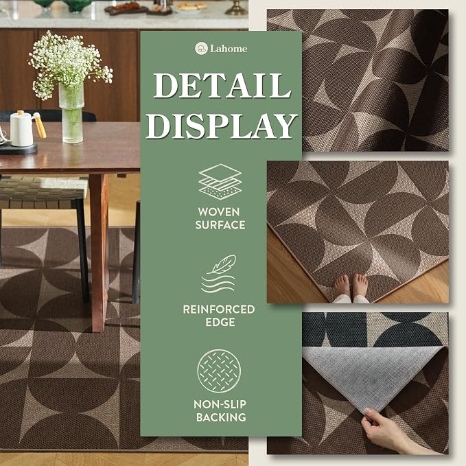 Lahome Semi Circle Easy Jute Rugs - Image 3