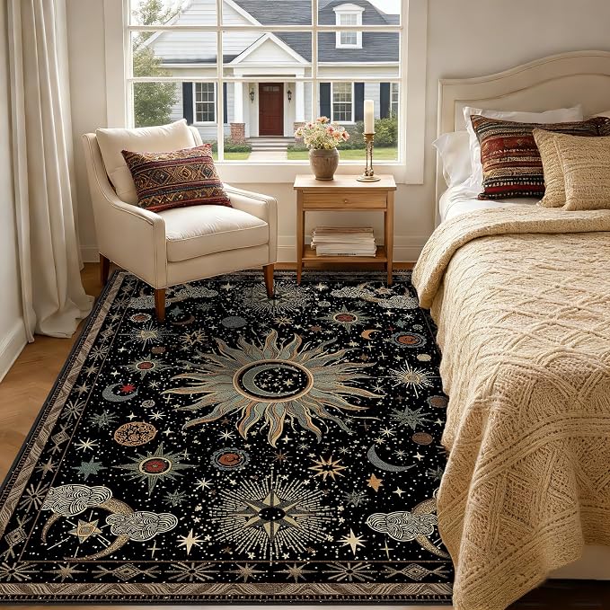 Vacuum-Friendly, 7x9 Washable Area Rug - Image 2