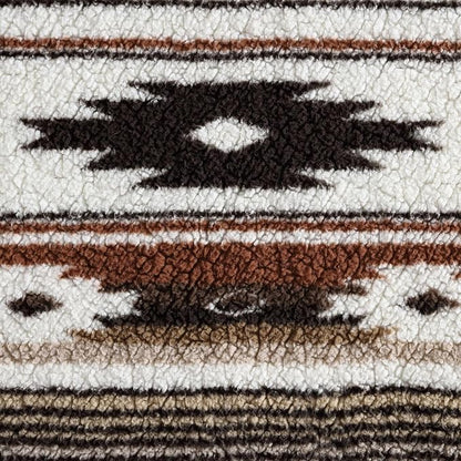 Wrangler - Faux Shearling Throw Blanket 50x60, Ultra Soft Reversible Plush - Image 6