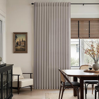 Stone Grey Linen Curtains 90 Inches Long - Image 6
