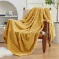 EXQ Home Gentle Soft Fleece Throw Blanket – Cozy Lightweight 3D Imitation by EXQHomeTexitleCoLtd