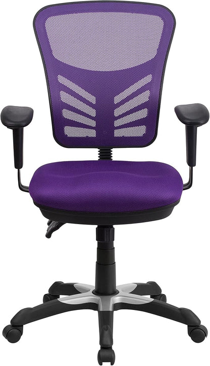 Flash Furniture Nicholas Mid-Back Swivel Office and Gaming Chair, Ergonomic - Image 7