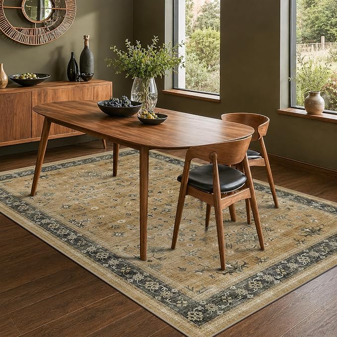 Vintage Desert 5x8 Living Room Area Rug - Image 3