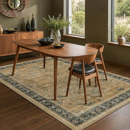Vintage Desert 5x8 Living Room Area Rug - Image 3