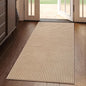 Entryway Runner Rug Indoor Door Mat Non Slip Washable Brown 2x4 ft | Boho Soft by YDKGL