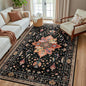 RELEANY Washable Area Rug, Water Repellent, Pet Friendly, Vintage Floral Boho by RELEANY