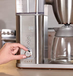 Café Specialty Drip Coffee Maker | 10-Cup Glass Carafe | WiFi Enabled Voice-to-Brew Technology | Smart Home Kitchen Essentials | SCA Certified, Barista-Quality Brew | Stainless Steel