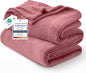 Bedsure GentleSoft Fleece Blankets Twin Size Dusty Rose by Unknown